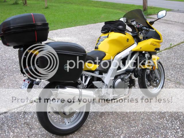 suzuki sv650 panniers